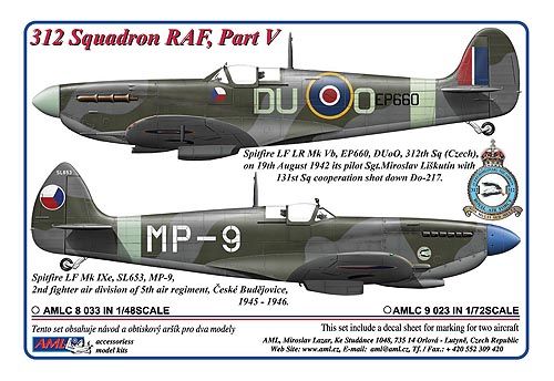 312sq RAF Part 5 (Spitfire LF MkVb, Spitfire LF MkIXe)  AMLC4-009