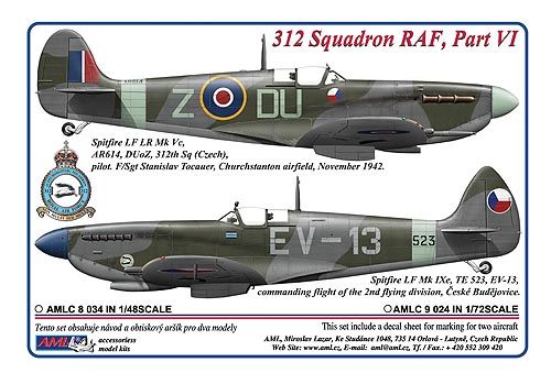 312sq RAF Part 6 (Spitfire LF LR MKVb, Spitfire LF MkIXe)  AMLC4-010