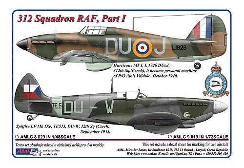 312sq RAF Part 1 (Hurricane MKI, Spitfire LF MkIXe)  AMLC8-029