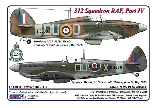312sq RAF Part 4 (Hurricane MKI, Spitfire LF MkIXe)  AMLC9-022