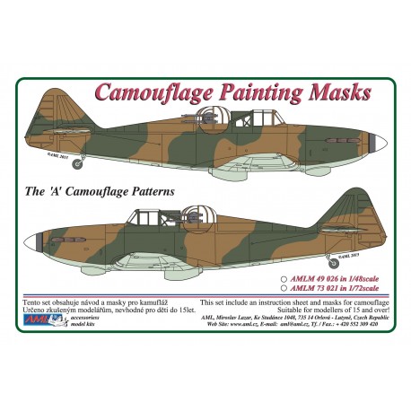 Camouflage Painting masks Boulton Paul Defiant (A Pattern)  AMLM49026