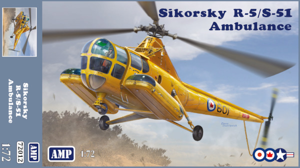 Sikorsky R-5/S-51  (USAF ambulance RCAF, USAF, RAF)  72012