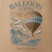 T-Shirt with hot air BALLOON FLYING  