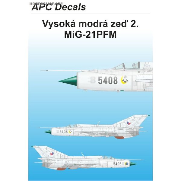 Vysok modr zed' 2,  Mikoyan MiG21PFM (Czech. AF)  APC48140