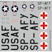 Piper L4 Floatplane Replacement decal for KP APCR72014