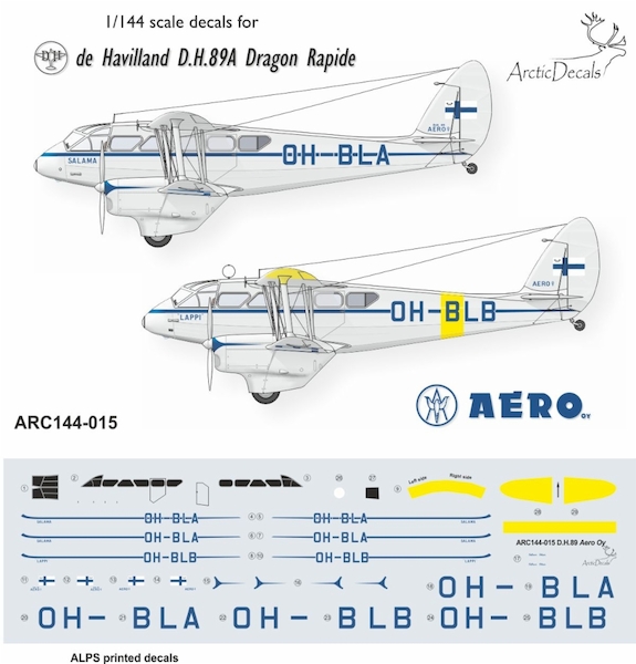 DH89A Dragon Rapide (Aero)  ARC144-015