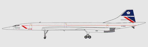 Concorde British Airways "Landor" G-BOAC  ARDBA83