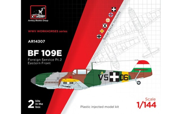 Messerschmitt Bf109E "Foreign Service part 2 'Eastern Front' " (2 kits included!)  14307