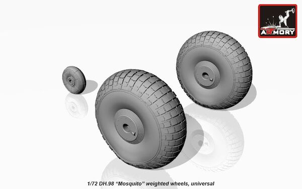 DH98 Mosquito Wheel set (Weighted)  AR AW72406