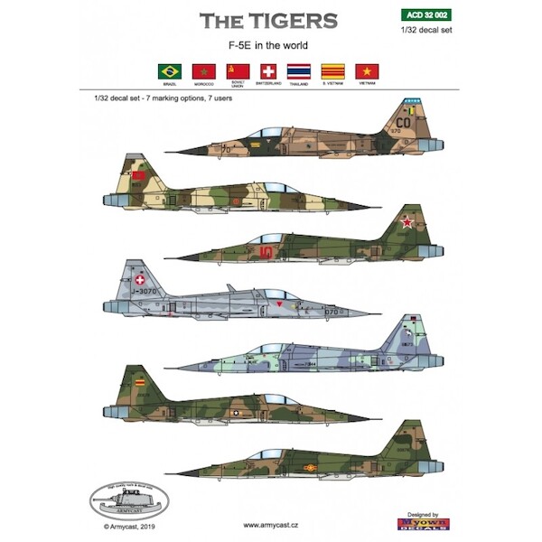 The Tigers, F5E in the World  ACD32002