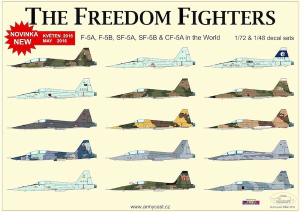 The Freedom Fighters, F5a, F5B, SF5A, SF5B and CF5A in Worldwide service  ACD72016