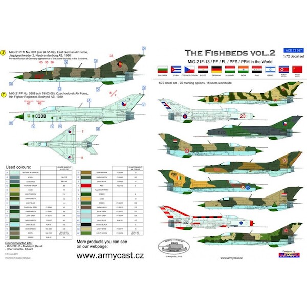 The Fishbeds Vol 2, MiG21F-13, PF and PFM in the World  ACD72037