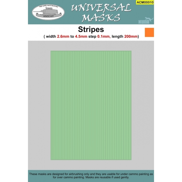 Stripes 2,6mm to 4,5mm  ACM00010