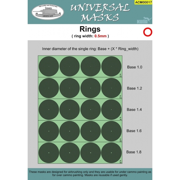 Rings (Ring width 0,5mm)  ACM00017