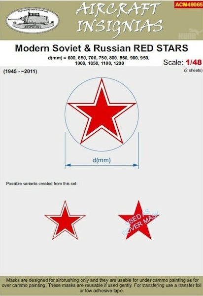 Modern Soviet Red Stars - 1945 - 2011  ACM49065
