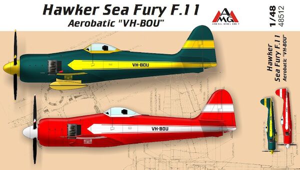 Hawker Sea Fury FB.MK11 (VH-BOU Aerobatic)  AMG48512