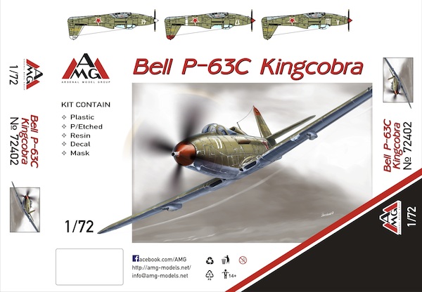 Bell P63C Kingcobra "Soviet AF"  AMG72402