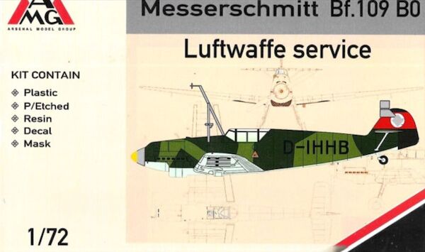 Messerschmitt Bf.109B-0 in  Luftwaffe service  AMG72419