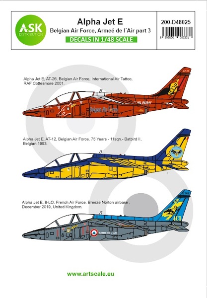 Alpha Jet E  (Belgian AF, Armee de l'Air) Part 3  200-D48025