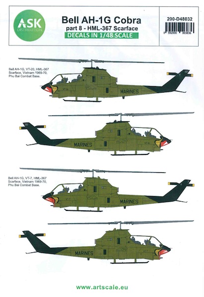 Bell AH1G Cobra Part 8 (HML367 Scarface US Marines)  200-D48032