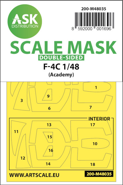 Masking Set F4C Phantom (Academy) Double sided  200-M48035