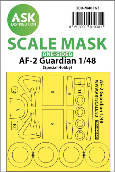 Masking Set AF2 Guardian (Special Hobby) Single Sided  200-M48163