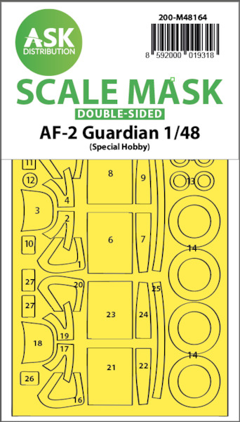 Masking Set AF2 Guardian (Special Hobby) Double Sided  200-M48164