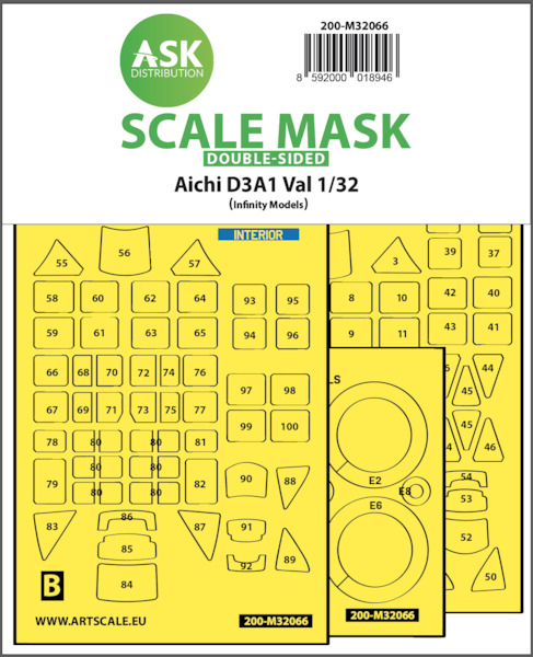 Masking set Aichi D3A1 Val (Infinity) double sided  M32066