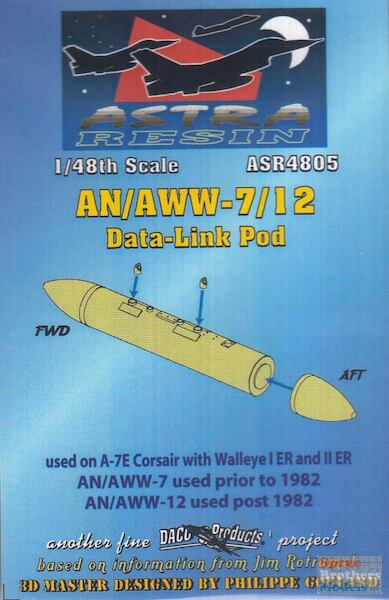 AN/AWW-7/12 Data link pod (A7E Corsair)  ASR4805