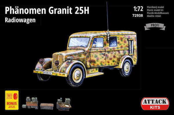 Phnomen Granit 25H Radiowagen with full interior  72938