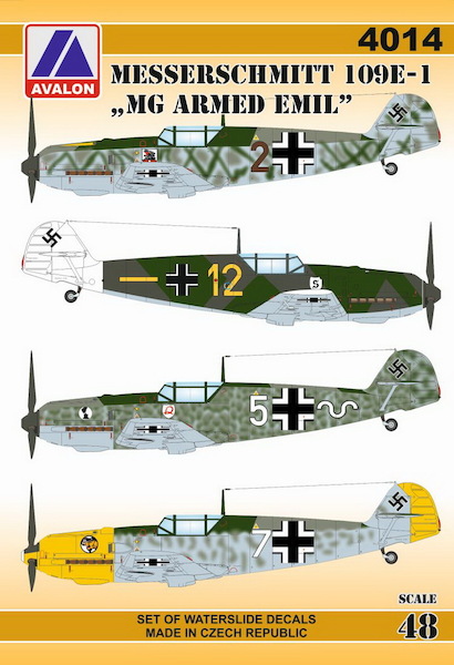 Messerschmitt Bf109E-1 'MG armed Emils'  4014