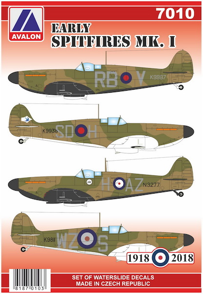 Early Spitfires MKI  72010