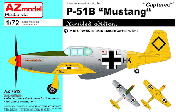 P51B Mustang 'Captured"  az7513