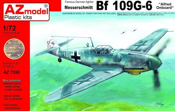 Messerschmitt BF109G-6 'Alfred Onboard"  az7596
