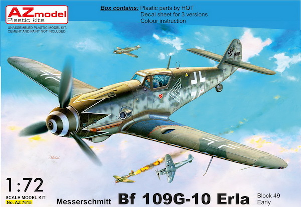 Messerschmitt BF109G-10 'Erla' Block 49 early  az7615