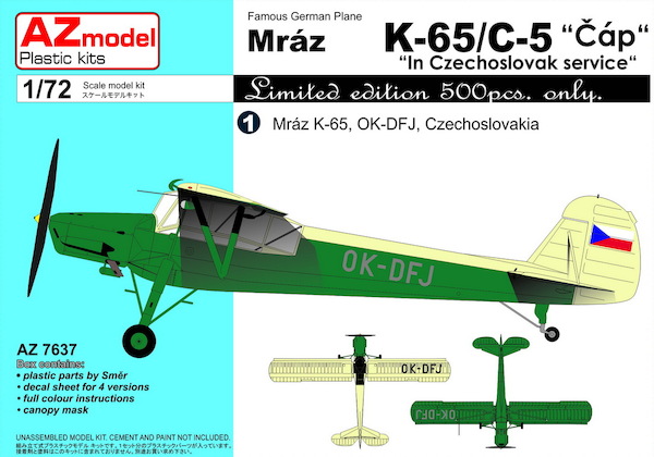 Mrz K-65/C-5 Cap (Fi156 Storch) in Czechoslovak Service  az7637