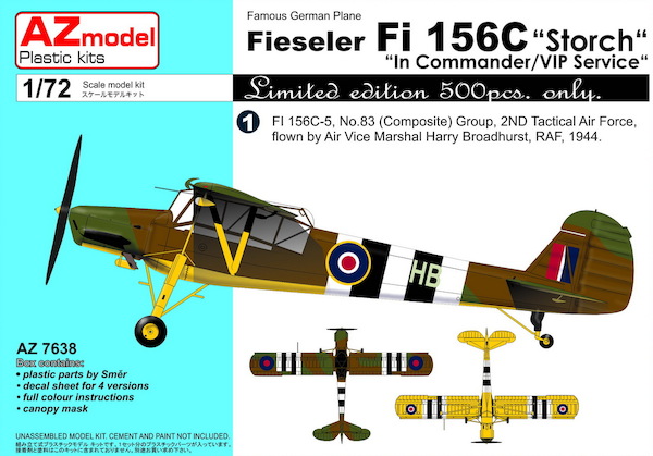 Fieseler Fi156C "Storch" in Commander/VIP Service  az7638