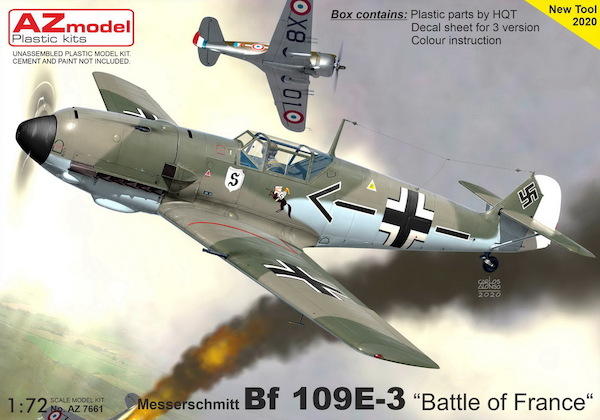 Messerschmitt Bf109E-3 "Battle of France"  az7661