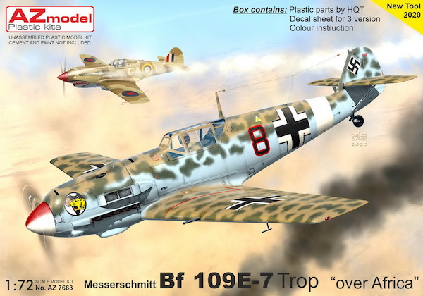 Messerschmitt Bf109E-7 Trop "Over Africa"  az7663