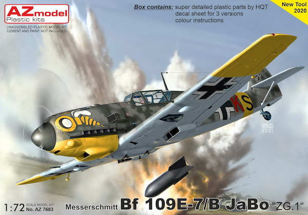 Messerschmitt Bf 109E-7/B JaBo "ZG 1"  az7683