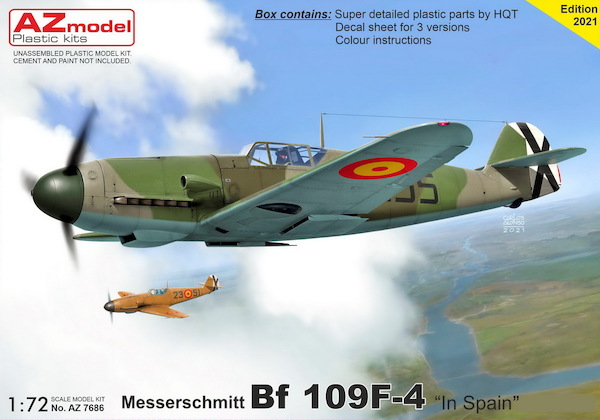 Messerschmitt Bf 109F-4 'In Spanish Services'  az7686