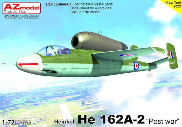 Heinkel He162A-2 "Salamander" Post war  AZ7822