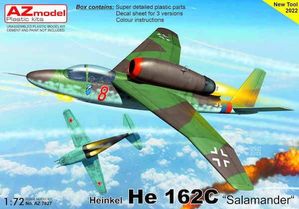 Heinkel He162C "Salamander"  AZ7827
