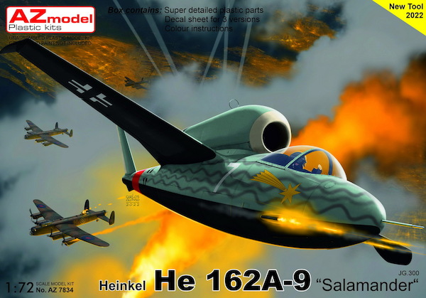 Heinkel He162A-9 "Salamander" JG300  AZ7834