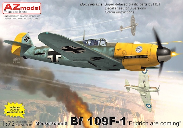 Messerschmitt Bf109F-1 "Friedrichs are coming"  AZ7859