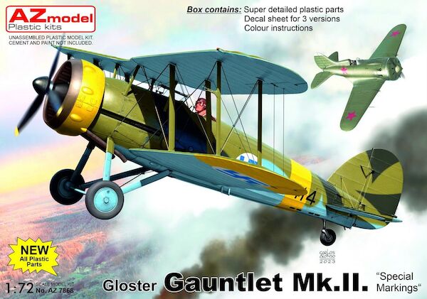Gloster Gauntlet MKII 'Special Markings' (RAF, Finnish AF)  (REISSUE)  AZ7868