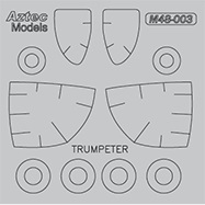 A37B Masks (Trumpeter)  AZT-M48003