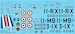 North American F100 Super Sabre (F100D 11-MB, & F-100F 11-RX, 3-IX (3 schemes) REPRINt BD48-62M