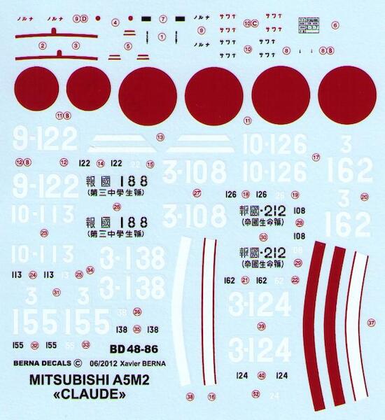 Mitsubishi A5M2 Claude  BD48-86