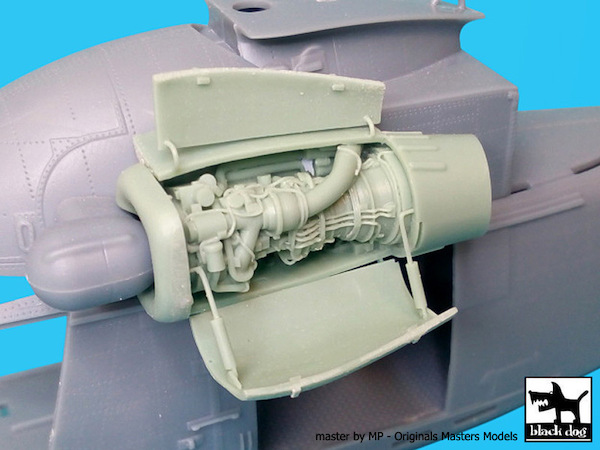 Kaman SH2G Super Seasprite engine set  (KITTYHAWK)  A48028